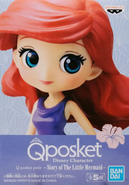 Banpresto Disney 迪士尼 STORY OF THE LITTLE MERMAID Ariel 小魚仙 Qposket petit 迷你版 公主 景品